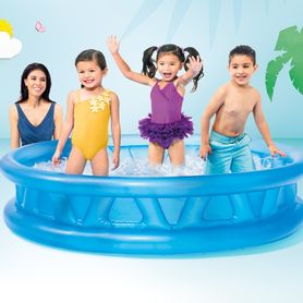 Záhradný nafukovací okrúhly bazén pre deti INTEX
