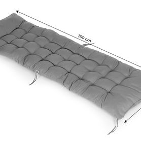 Poduškový matrac pre veľké mäkké záhradné ležadlo 160 cm