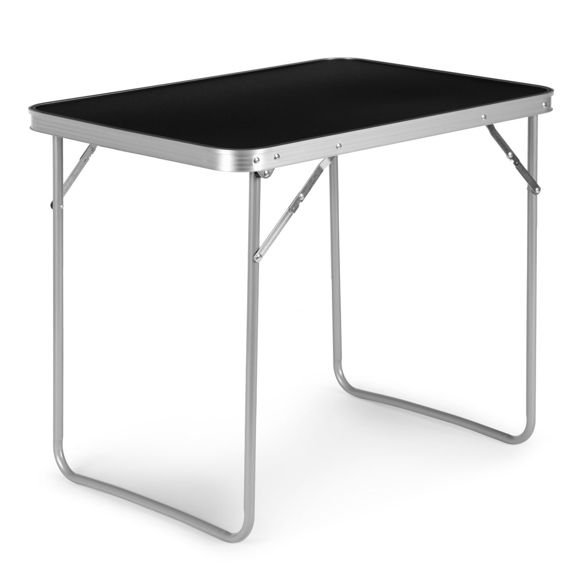 Skladací piknikový stôl 70x50cm čierny