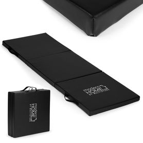 Čierny gymnastický matrac 182x60cm