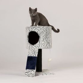 Škrabadlo v tvare veže pre mačky, GREY
